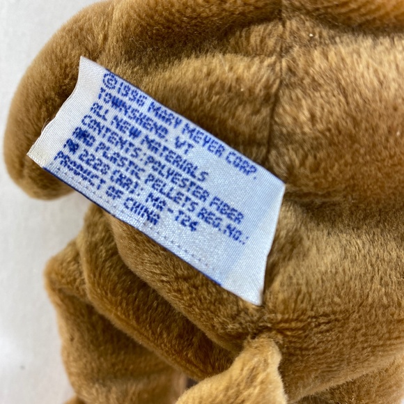 Mary Meyers Toys Vtg Mary Meyer 996 Brown Teddy Bear 7 Bean Bag